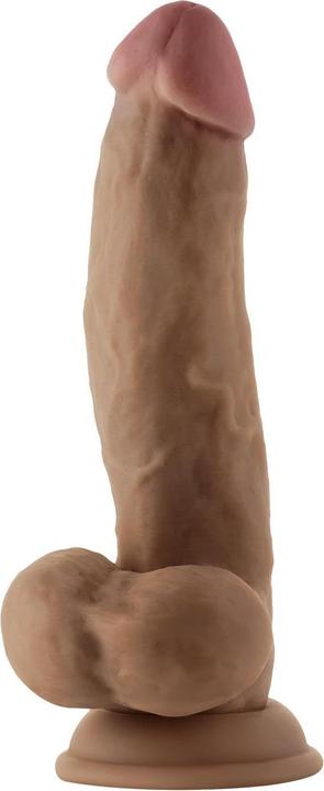 Shaft Model N Anatomical Side Curve Flexiskin Double Layered Realistic Dildo Vibrator - Extremely So