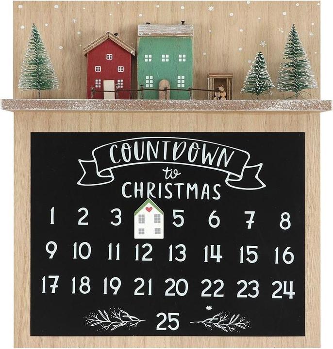 Actual product image Something Different MDF Christmas Advent Calendar (One size)