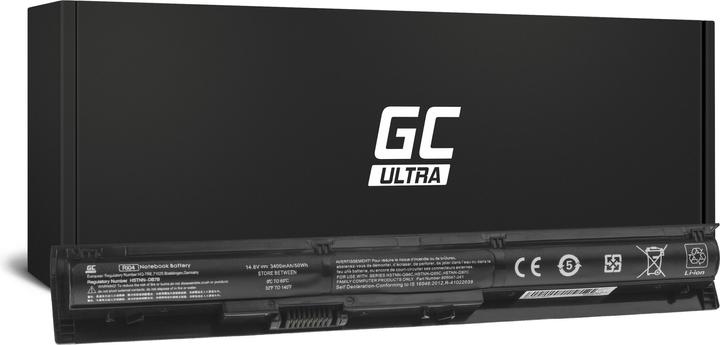 Produktbild GreenCell ULTRA Laptop Battery RI04 805294-001 for HP ProBook 450 G3 - 14.4V - 3400mAh (4 Zellen, 3400 mAh)