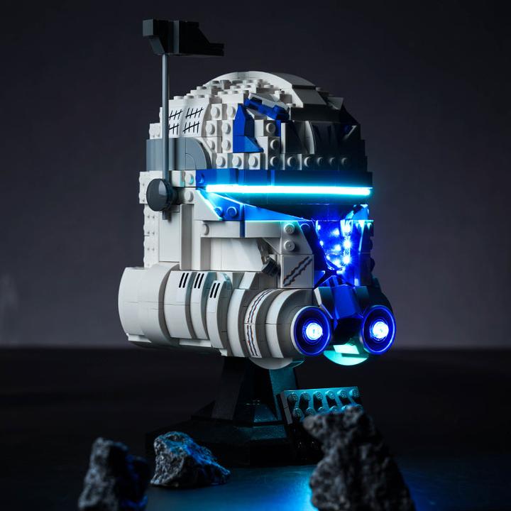 Immagine prodotto BrickBling LED Licht Set für LEGO Captain Rex Helm (75349)