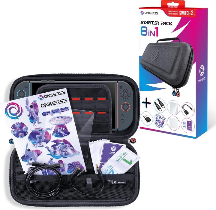 Immagine prodotto Oniverse Switch 2™ 8 in 1 Starter-Pack - Gaming-Zubehör (Switch)