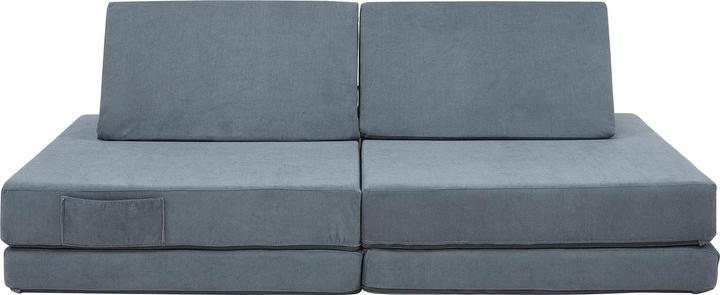 Actual product image En.Casa Spielsofa Norhulta 5-tlg. 120x66x46 cm Cord Grau (Children sofa)