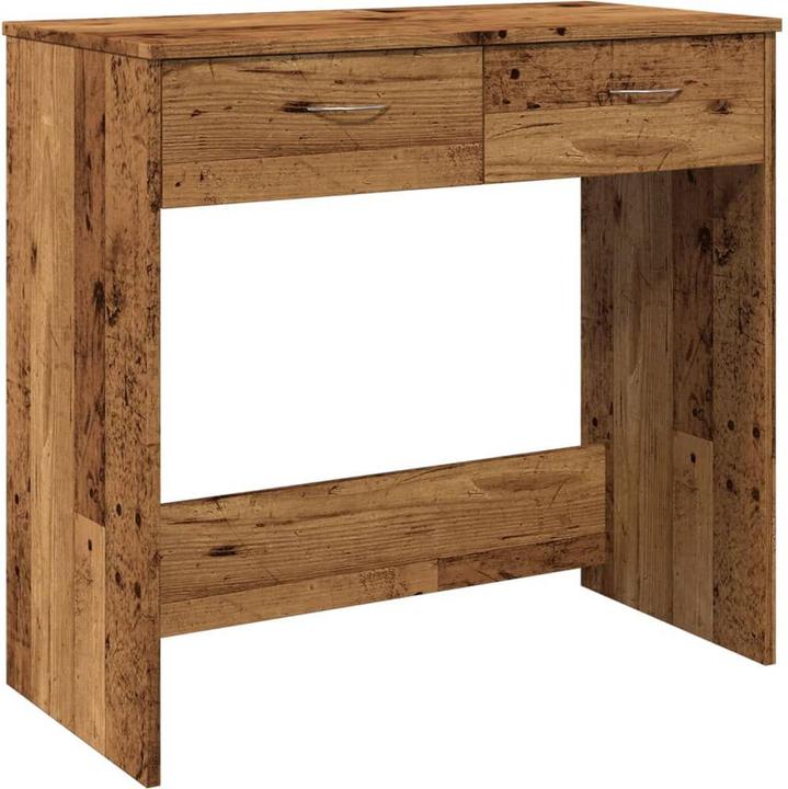 Actual product image VidaXL Schreibtisch Bürotisch Computertisch Arbeitstisch Tisch Altholz-Optik (80 x 40 x 75 cm)