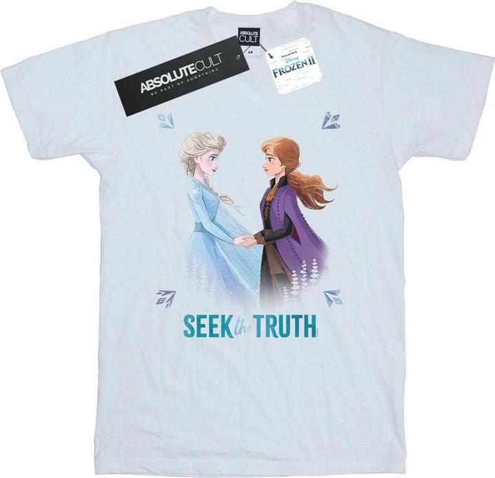 Immagine prodotto Disney Frozen 2 Elsa And Anna Seek The Truth Maglietta Ampia Donna (M)