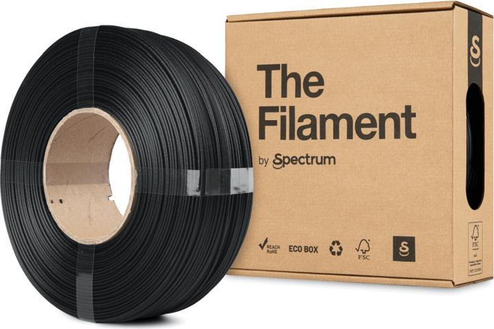 Actual product image The Filament ReFill PLA CF 1.75mm BLACK 1kg (PLA, 1.75 mm, 1000 g, Black)