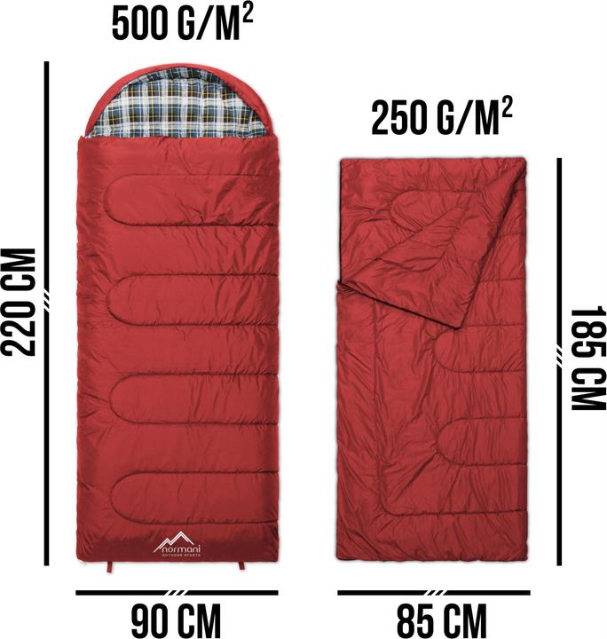 Produktbild Normani 4-in-1 Schlafsack Antarctica - 415 (220 cm)
