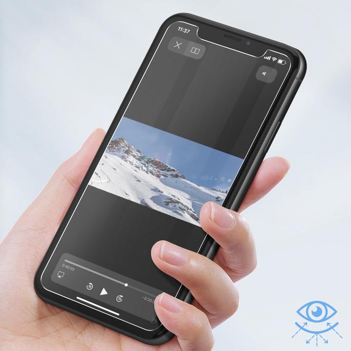 Actual product image Bigben Connected Display protection with blue light filter (1 Piece, Apple iPhone XR, K11)