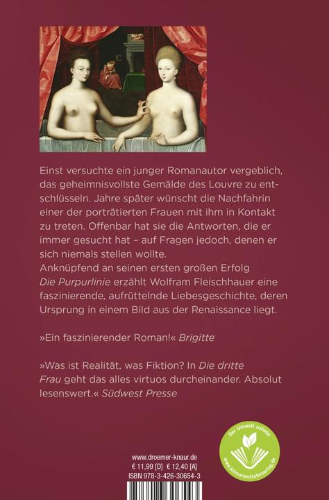 Actual product image Die dritte Frau (German, Tungsten butcher, 2022)