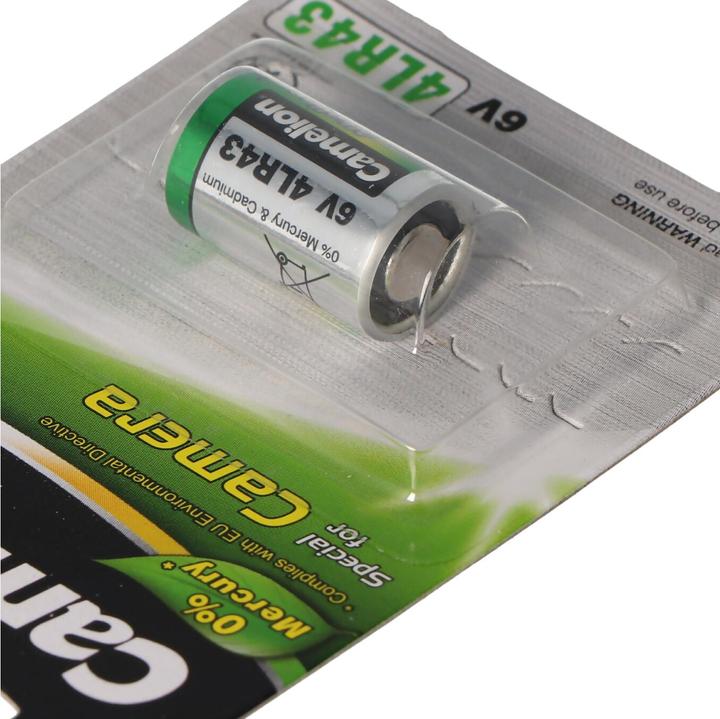 Immagine prodotto AccuCell Batteria PX27, 4AG12, 4LR43, 4NR43, EPX27 (1 pz., AG12, LR43, 80 mAh)