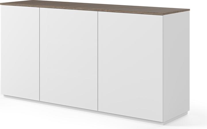 White, Walnut coloured