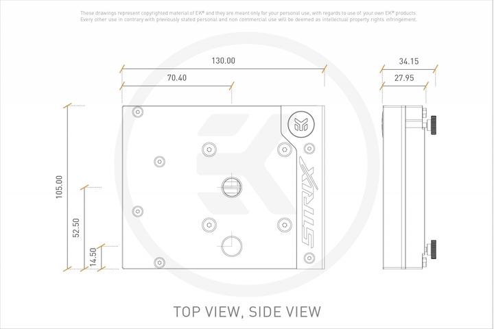 Actual product image EKWB EK-FB ASUS Strix X299-E RGB monoblock