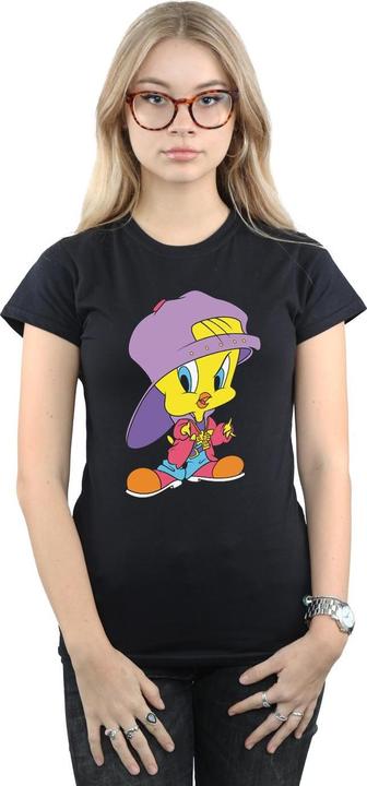 Actual product image Looney Tunes Womens/Ladies Tweety Pie Hip Hop Cotton T-Shirt (XL)