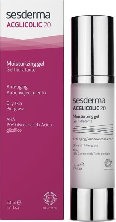 Actual product image Sesderma Acglicolic 20 Moisturising Gel 50 ml (50 ml, Face gel)