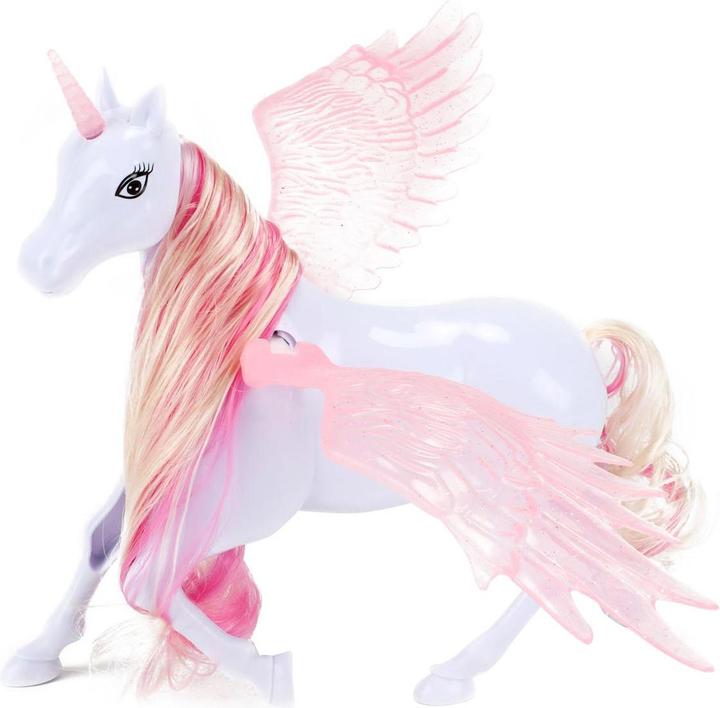 Toi-Toys Figura di gioco dell'unicorno Dream Horse con ali mobili
