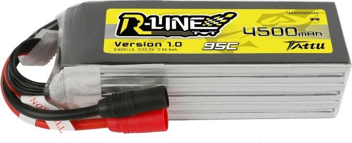 Image du produit Gens Ace LiPo Pack Tattu 4500mAh 22,2V 95C 6S1P(XT90) (22.20 V, 4500 mAh)