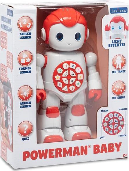 Actual product image Lexibook POWERMAN FIRST Interactive talking learning robot with development and learning functions German (German)