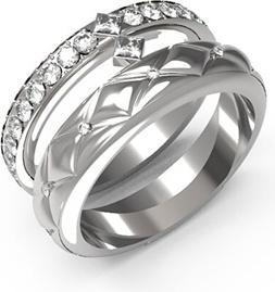 Immagine prodotto Guess - Steel Ring with Crystals Stylish JUBR04586JWRH - Circuit: 50 mm (50)