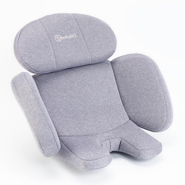 Produktbild BabyGo Kindersitz Move 360 Grey (Reboarder, ECE R129/i-Size Norm)