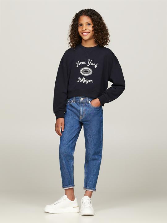 Immagine prodotto Tommy Hilfiger Kids NY Geborduurde Sweater - Girls - Blauw - 16 jaar (16)