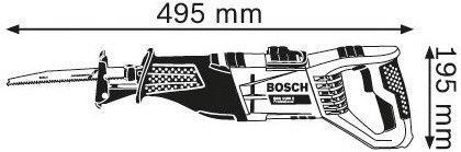 Immagine prodotto Bosch Professional Seghetto alternativo GSA 1100 E, lama per metallo S 123 XF, lama per legno S 2345 X