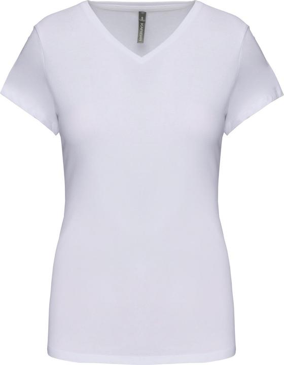 Produktbild Kariban T-Shirt mit V-Ausschnitt, Damen (M)