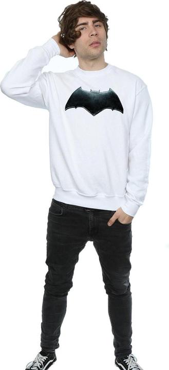 Actual product image Mens Justice League Movie Batman Emblem Sweatshirt (XL)