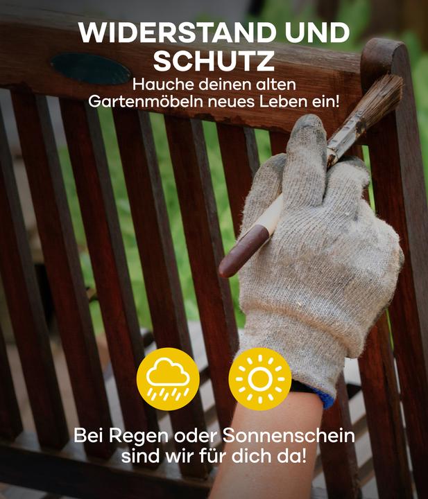 Produktbild Plid Holzöl 2,5L für ca. 25m² + Pinselset 3-tlg / Holz Pflegeöl Gartenmöbel (Farblos, 2.50 l)
