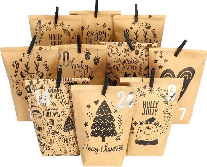 Actual product image Papierdrachen Bags with clips