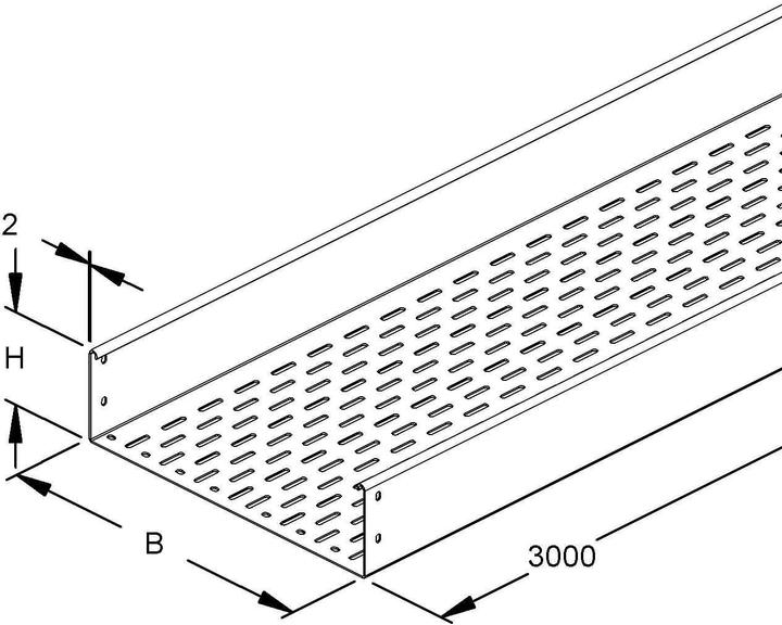 Produktbild Niedax Kabelrinne (300 cm)