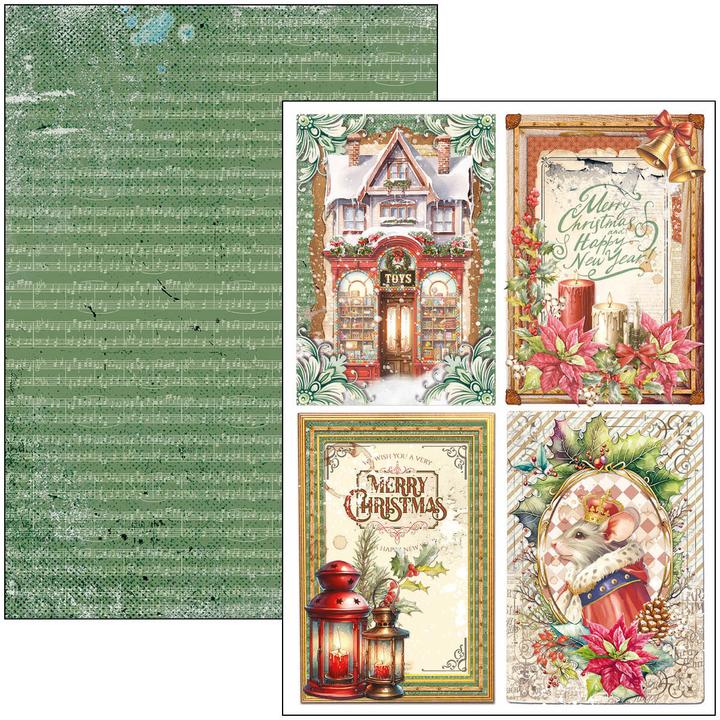 Produktbild Ciao Bella Papier-Set "Nutcracker", 9 Blatt, A4 (Geschenkpapier, 9 x)