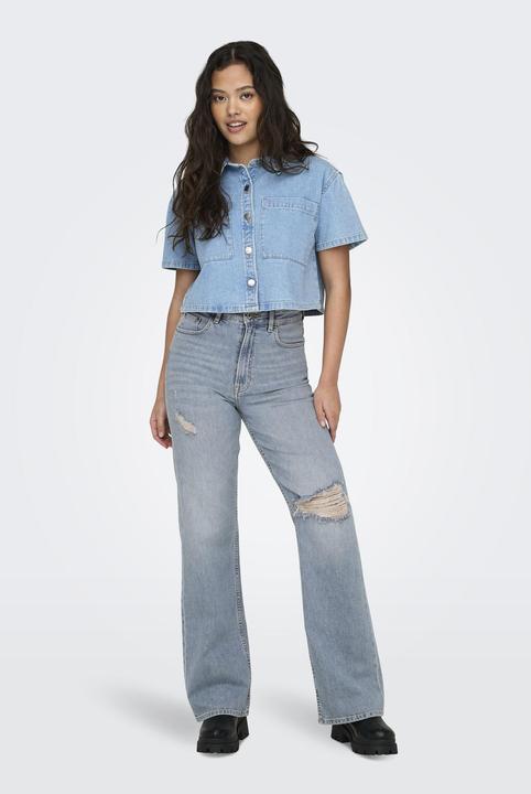 Actual product image Only ONLCAMILLE Hohe Taille Weiter Beinschnitt Jeans Jeans mit weitem Bein (29)