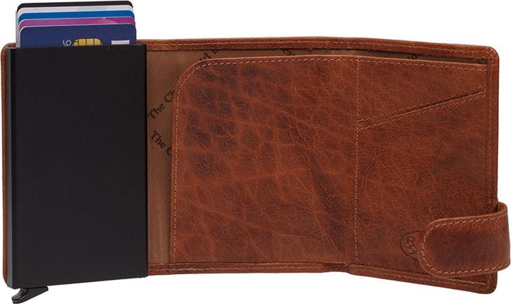 Produktbild The Chesterfield Brand Antique Buff Kreditkartenetui RFID Schutz Leder 7 cm