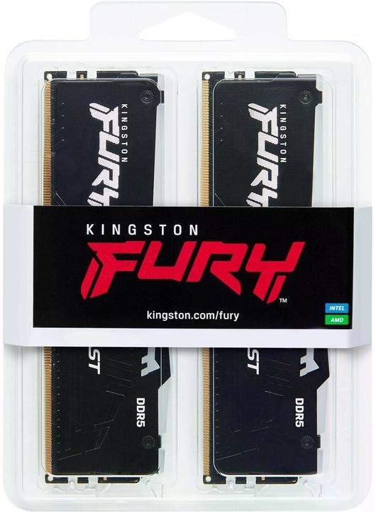 Produktbild Kingston 64GB DDR5 6400MT/S CL32 DIMM (2 x 32GB, 3200 MHz, DDR5-RAM, DIMM)