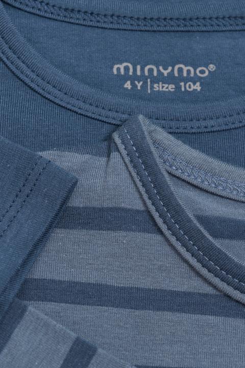 Actual product image Minymo Kid's Basic 32 -T-Shirt S/S (2-pack) (92)