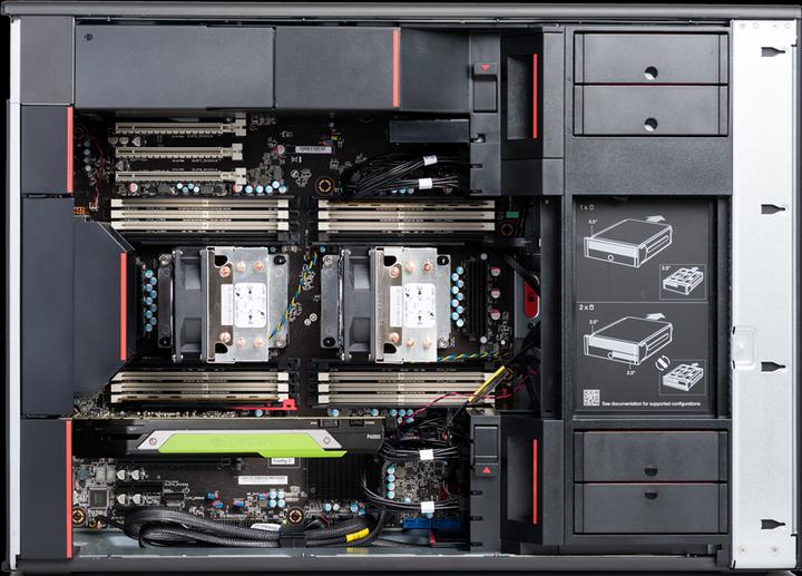 Actual product image Lenovo ThinkStation P920 (Intel Xeon Gold 6226R, 96 GB, 1000 GB)