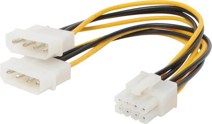 Immagine prodotto Shiverpeaks Basic-S - Cavo di alimentazione interna 2x 13,3 cm a 8 pin PCI Express, 0,13m