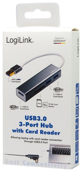 Image du produit LogiLink UA0306 (USB-C, 3 Ports)