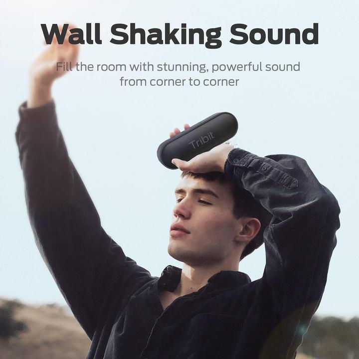 Immagine prodotto Tribit XSound Go impermeabile, 24 ore di funzionamento, nero (24 h, Batteria)