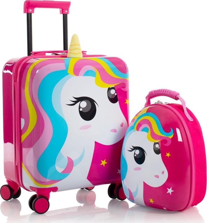 Heys Super Tots Unicorn -lasten matkalaukku ja reppu (34 l, Handgepäck (bis 50l))