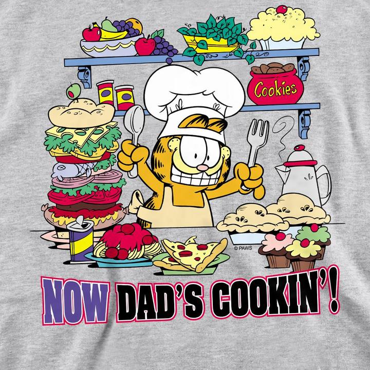 Image du produit Garfield - Sweat NOW DAD'S COOKING - Adulte (XXL)
