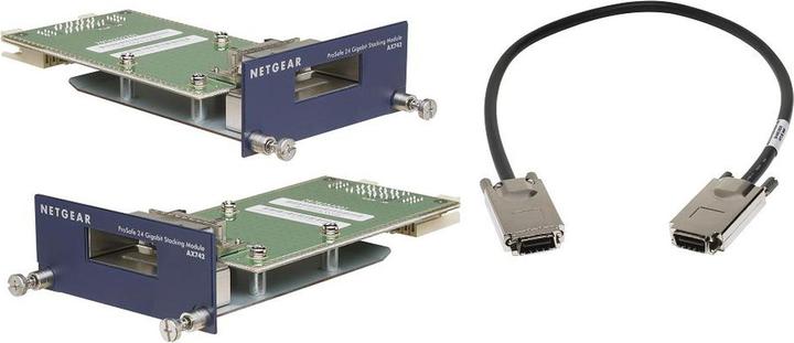 Image du produit Netgear AX742, deux modules adaptateurs XFP 24 Gigabit Ethernet (Module de commutateur réseau)