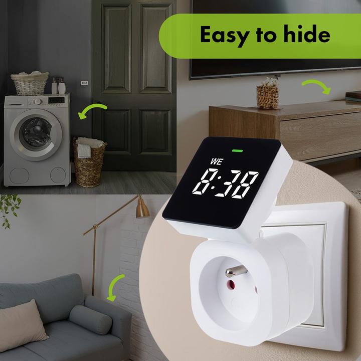 Actual product image Greenblue digitale Zeitschaltuhr max. Belastung 16A IP20 GB610 E