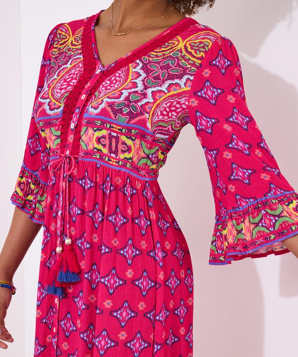 Actual product image Joe Browns PETITE Border Print Button Maxi (38)