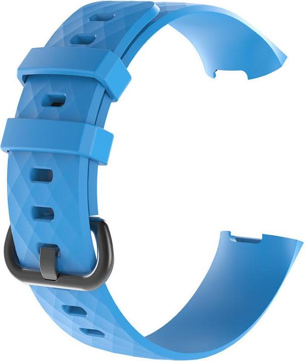 Produktbild PhoneLook Sportliches Silikon Armband Grösse S Hellblau (Gummi / Silikon, 4, Charge 3)