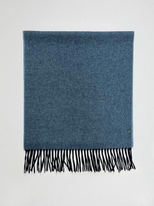 Produktbild Furnari 100% KaschmirSchal in Jeansblau/Kosmos Farbtönen