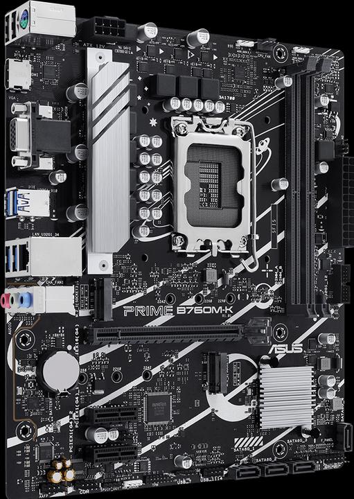 Actual product image ASUS PRIME B760M-K LGA 1700 2DDR5 microA (LGA 1700, Intel B760, mATX)