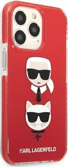 Productafbeelding Karl Lagerfeld Hardcover TPE Karl en Choupette Hoofdkoffer (Apple iPhone 13 Pro)