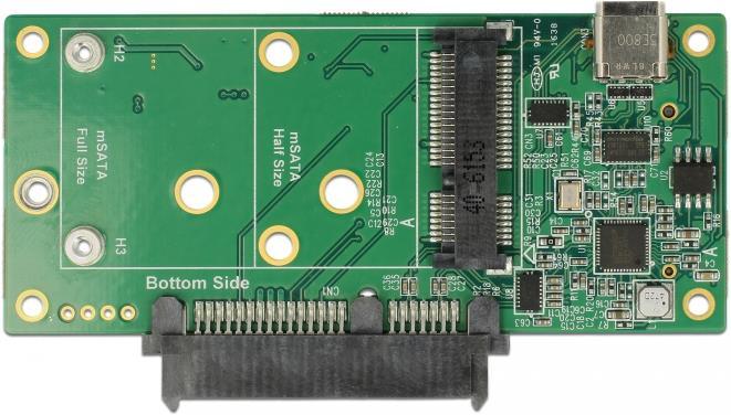 Produktbild Delock SATA / M.2 / mSATA zu USB Type-C Konverter