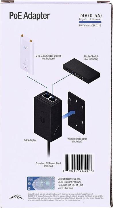 Produktbild Ubiquiti Poe-24-12w-G (802.3af (PoE), 12 W)
