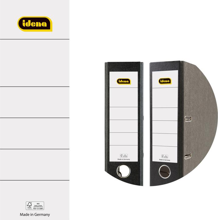 Actual product image Idena Back labels 8cm sk short white 10 pcs FSC-Mix